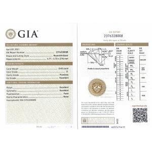 0.5ct FL品質 ダイヤモンド ルース 0.513ct D FLAWLESS 3EX H&C GIA付 
