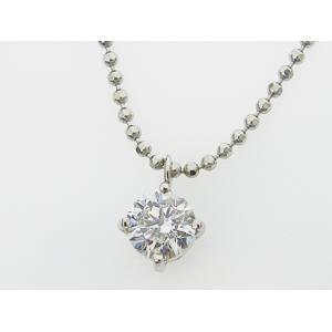 1粒ダイヤ 0.373ct I SI2 FAIR PT製 ダイヤモンド ペンダント
