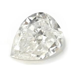 大粒 1ct ダイヤモンド ルース 1.001ct D SI2 ペアシェイプ