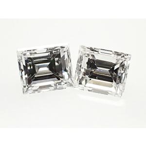 ダイヤモンド ルース ペア組 0.428ct H VS1 ＆ 0.440ct H SI1