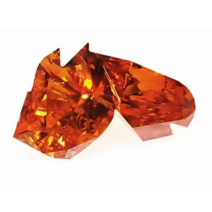 大粒 １ct　オレンジダイヤモンド ルース　1.210ct　FANCY DEEP YELLOWISH ORANGE　I1｜jewelry-converter