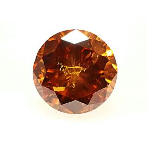 オレンジダイヤモンド ルース 0.512ct FANCY DEEP BROWNISH ORANGE I1