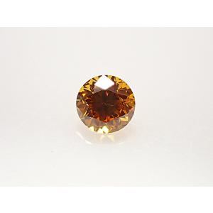 オレンジダイヤモンド ルース　0.152ct　FANCY DEEP YELLOW ORANGE　I1｜jewelry-converter