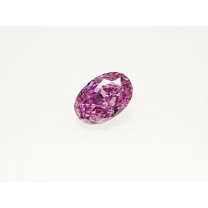 ピンクダイヤモンド ルース　0.055ct　FANCY VIVID PURPLE PINK　I1