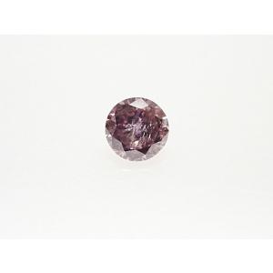 ピンクダイヤモンド ルース　0.056ct　FANCY GRAYISH PURPLE PINK　I1｜jewelry-converter