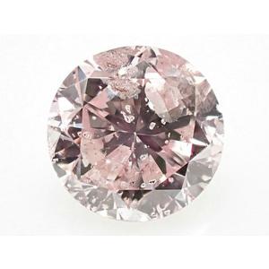 ピンクダイヤモンド ルース　0.581ct　LIGHT ORANGY PINK　I1｜jewelry-converter