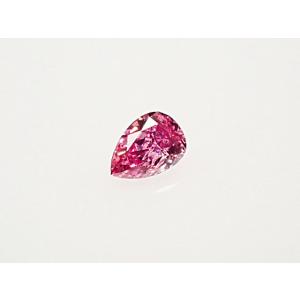 ピンクダイヤモンド ルース　0.039ct　FANCY VIVID PURPLISH PINK　SI...