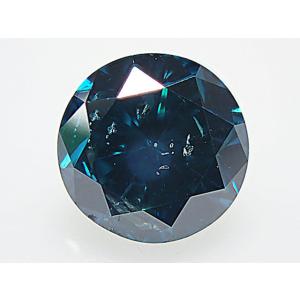 ブルーダイヤモンド（TREATED） ルース　0.564ct　FANCY DEEP GREEN BLUE　I1｜jewelry-converter