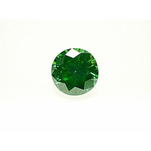 グリーンダイヤモンド（TREATED） ルース　0.088ct　FANCY VIVID GREEN　SI1｜jewelry-converter