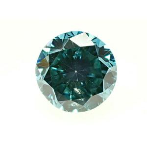 ブルーダイヤモンド（TREATED） ルース　0.383ct　FANCY DEEP GREEN BLUE　SI2｜jewelry-converter