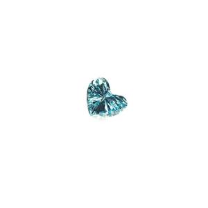ブルーダイヤモンド（TREATED） ルース　0.032ct　ハート｜jewelry-converter