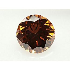 オレンジダイヤモンド（TREATED） ルース　0.206ct　FANCY DEEP BROWN ORANGE　SI1｜jewelry-converter