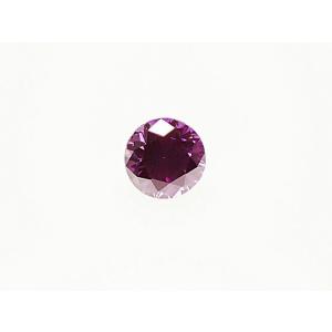 ピンクダイヤモンド（TREATED） ルース　0.074ct　FANCY DEEP PURPLE PINK　VS1｜jewelry-converter