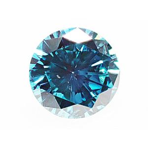 ブルーダイヤモンド（TREATED） ルース　0.274ct　FANCY DEEP GREEN BLUE　SI2｜jewelry-converter