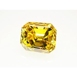 イエローダイヤモンド（TREATED） ルース　0.250ct　FANCY VIVID YELLOW...
