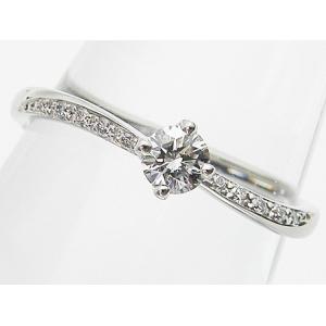 計 1.24ct テーパー＆メレ K18製 ダイヤモンドリング : ジュエリー