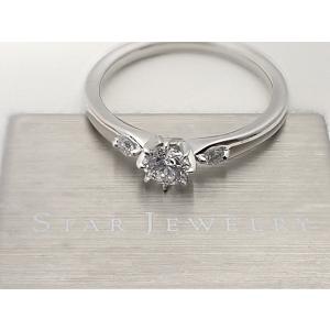 STAR JEWELRY　0.186ct　E　VS2　トリプルEX　＆　0.03ct　PT950製　ダイヤモンドリング｜jewelry-converter