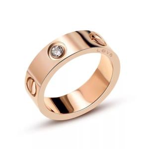 海外人気 ラブ LOVE ジルコニア リング 18K 金メッキ 3A級 CZ（キュービックジルコニア）316L ステンレス 6号ー23号 3色 男女兼用 税込 クリックポスト送料無料
