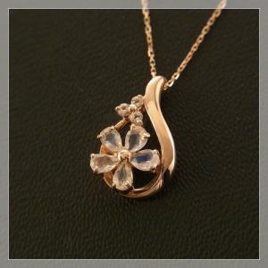 K10 PG ブルームーンストーン ネックレス｜jewelry-figaro