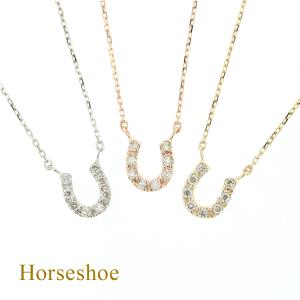 ジュエリーフィガロ K10 PG 一粒 ダイヤモンド ネックレス