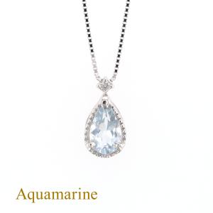 ジュエリーフィガロ ペンダントトップ K10 YG ダイヤモンド ネックレス