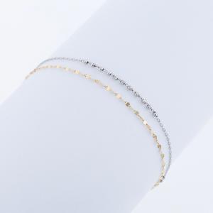 agete（アガット） バングル ブレスレット K10 金 ゴールド 約2.0g