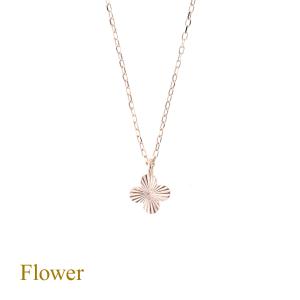 ジュエリーフィガロ K10 PG ダイヤモンド オープンハート ネックレス