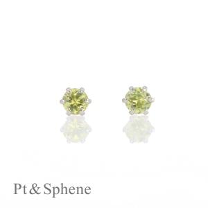 ジュエリーフィガロ ピアス K18 YG ルビー カボションカット 18k 18金