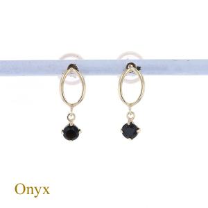 cui-cui（キュイキュイ） ピアス オニキスピアス | K18 レディース