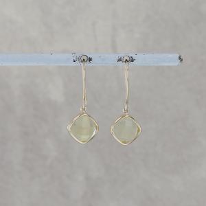 anq.（アンク） ピアス 「anq.」K10/K14GF・ローズクォーツ/レモン
