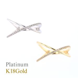 ジュエリーフィガロ リング ダイヤモンド プラチナ950 K18 PG 指輪