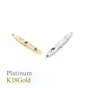 K18 YG/プラチナ ピンキーリング イエローゴールド Pt950｜jewelry-figaro