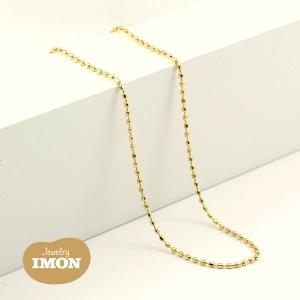 新品」18金 K18 カットボール 1.20φ 45cm ネックレス : Jewelry IMON