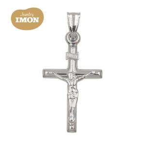 新品」18金 十字架 クロス ペンダント K18WG 中空製 : Jewelry IMON