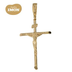 新品」18金 十字架 クロス ペンダント K18 中空製 : Jewelry IMON 御徒