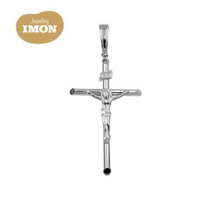 新品」18金 十字架 クロス ペンダント K18WG 中空製 : Jewelry IMON