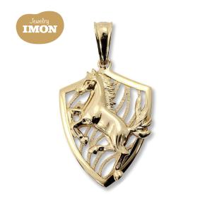 新品」18金 ユニコーン 一角獣 ペンダント K18 中空製 : Jewelry IMON
