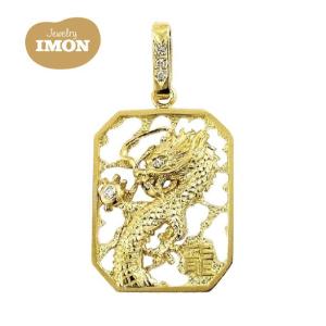 新品」18金 K18 イニシャル M エム ダイヤモンド付 ペンダント