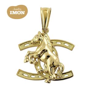 新品」18金 馬 ホース ペンダント K18 中空製 : Jewelry IMON 御徒町店
