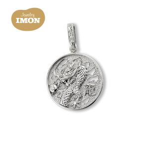 18 K ドラゴンペンダント (1 gram) とxiomi watch 新品」18金 龍 ドラゴン ダイヤモンド付 ペンダント K18 : Jewelry