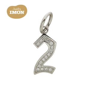 新品」PT900 ナンバー 8 エイト 数字 ダイヤモンド付 プラチナ