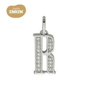 新品」PT900 イニシャル M エム ダイヤモンド付 プラチナ ペンダント