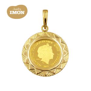 未使用品 純金エリザベス女王 メモリアル k18ペンダントトップ2.4g 未使用品 純金エリザベス女王 メモリアル k18ペンダントトップ2.4g