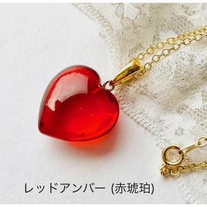 還暦祝い 母 女性 琥珀 ネックレス ペンダント 赤琥珀 レッドアンバー