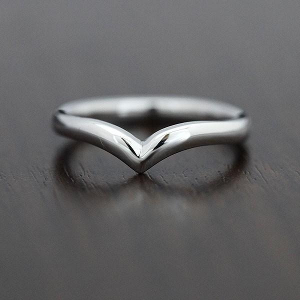 結婚指輪 安い プラチナ メンズリング PT100 pt10% シンプル V字 指輪 リング 爆買