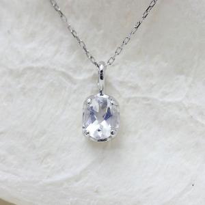 ネックレス トップのみ レディース K18WG ホワイトゴールド ブラック