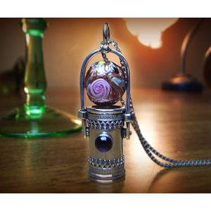 K&D アメリカ製 万華鏡 カレイドスコープ 天然石 ネックレス