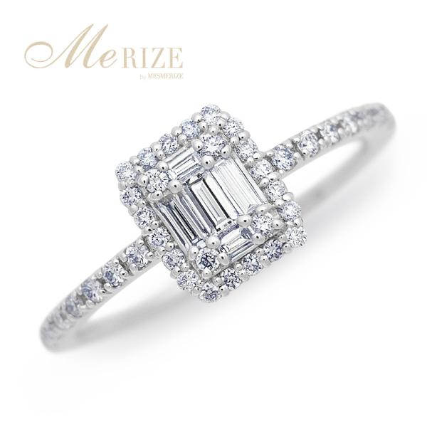 天然 ダイヤモンド バケットカット パヴェ リング K18 ゴールド各色 プラチナ pt950 pt...