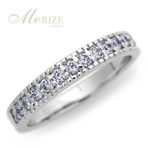 お好みの指にフリーサイズ！天然ダイヤモンドハーフエタニティリング　Pt850 お好みの指にフリーサイズ！天然ダイヤモンドハーフエタニティリング