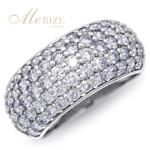 天然 ダイヤ 贅沢 1.0カラット フラワー パヴェ リング K18 ゴールド